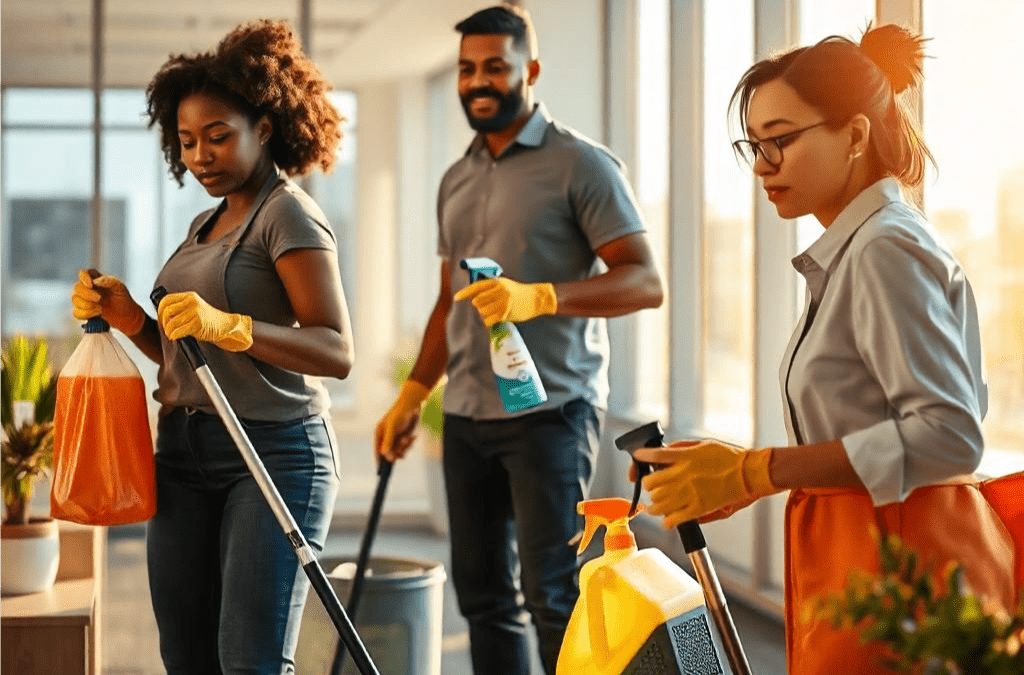 Boost Employee Morale with Professional and Eco-Friendly Office Cleaning